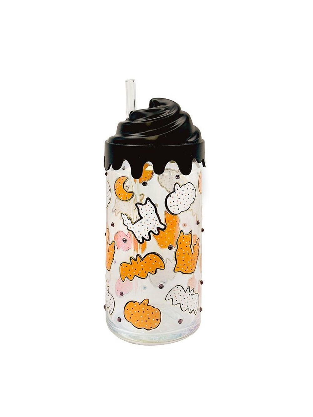 Sheffield Home New Halloween Ghost & Pumpkin Acrylic Tumbler Glads